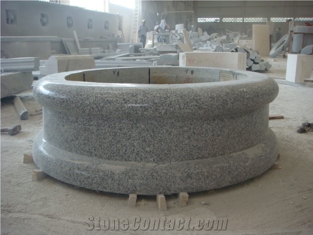 G439 Granite Column,Grey Round Columns