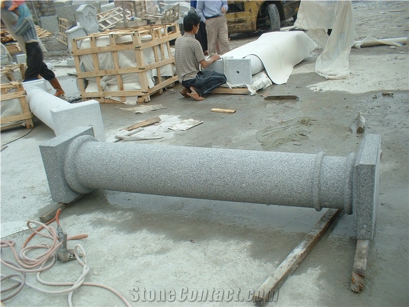 G439 Grey Granite Column,Round Column