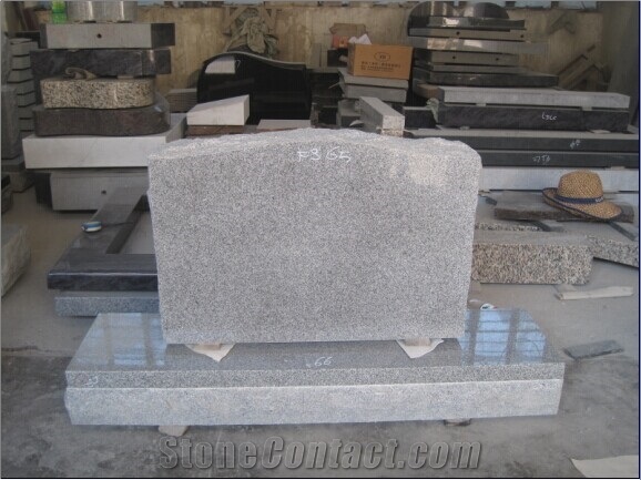 G654 American Style Granite Tombstone, Single Monument,Polished Headstone&Gravestone