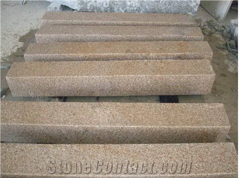 G682 Polished Finished Kerbstone, G682 Yellow Granite Kerbs