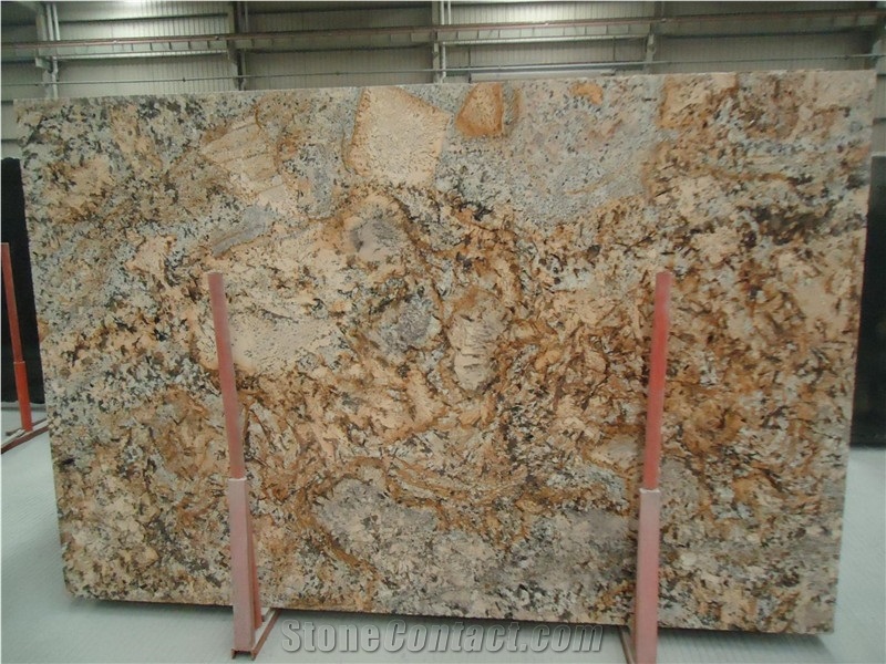 Golden Crema Granite Slabs & Tiles From China - StoneContact.com