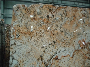 Golden Persa Granite Slabs & Tiles, Brazil Yellow Granite