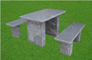 Good Quality G654 Landscaping Stone, G654 Dark Grey Granite Bench & Table