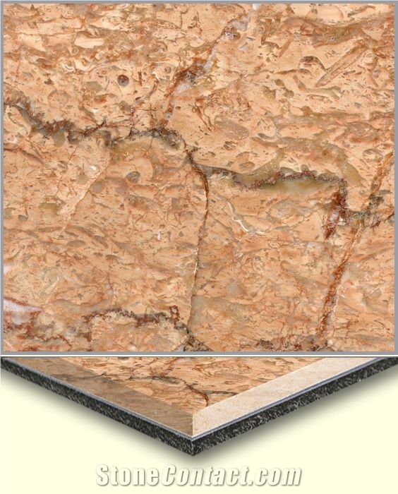 Grade a Quality Iran Pink Marble Composite Tile