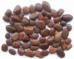 Grade a Quality Natural Red Pebbles, River Stone