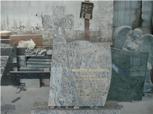granite tombstone,cross upright monument,headstone engraving