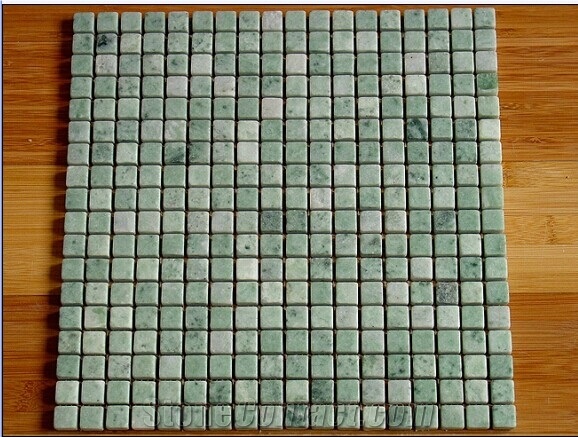 Green Onyx Mosaic,brick mosaic,wall mosaic,floor mosaic,polished mosaic