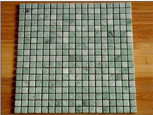 Green Onyx Mosaic,brick mosaic,wall mosaic,floor mosaic,polished mosaic