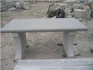 Grey Garden Stone Bench for Sales, Grey Granite Bench