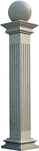 Grey Granite Column & Pillar,Square Column with Ball