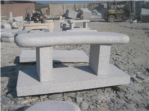 Grey Granite Stone Bench for Outside, G603 Grey Granite Bench