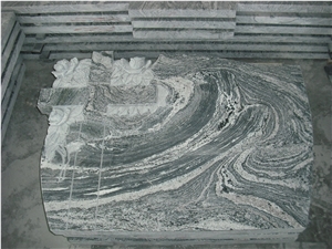 Grey Hand Craved Monuments and Tombstone with Cross