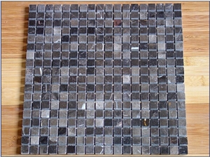 Grey Marble Polished Mosaic,brick mosaic,wall mosaic,floor mosaic