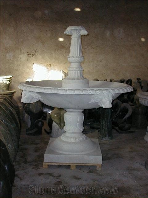 Guangxi White Marble Fountains