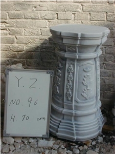 Handcarved Roman Column & Pedestals,White Marble Column & Pillars