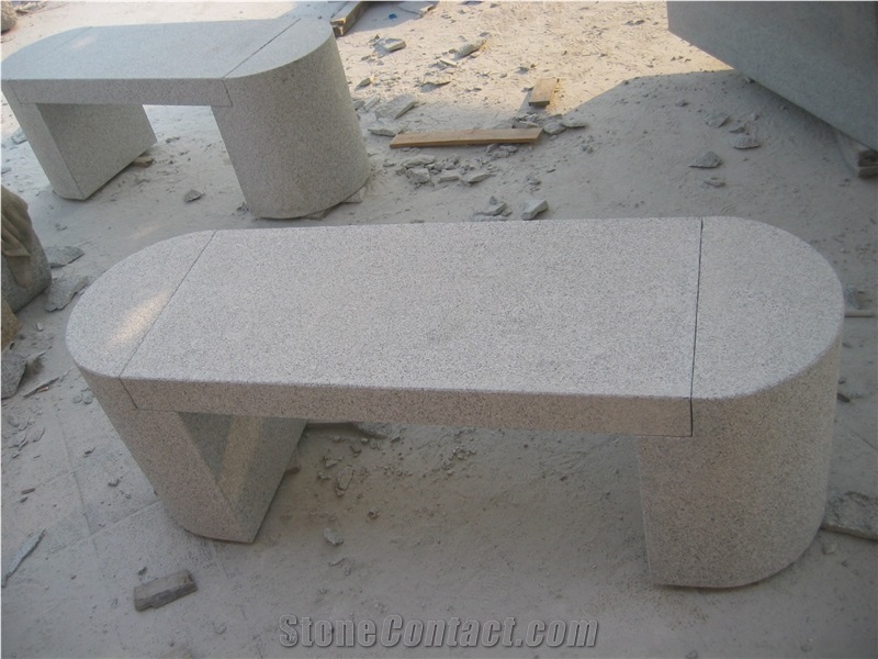 High Grade Natural Artificial Stone Bench, Grey Granite Bench
