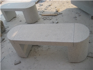 High Grade Natural Artificial Stone Bench, Grey Granite Bench