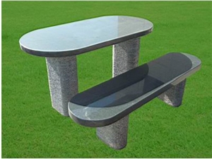 High Polished Black Granite Landscaping Stone Table
