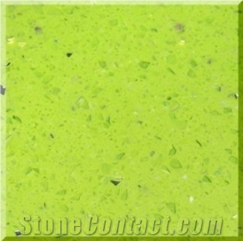 High Qulity Green Artificial Quartz Stone