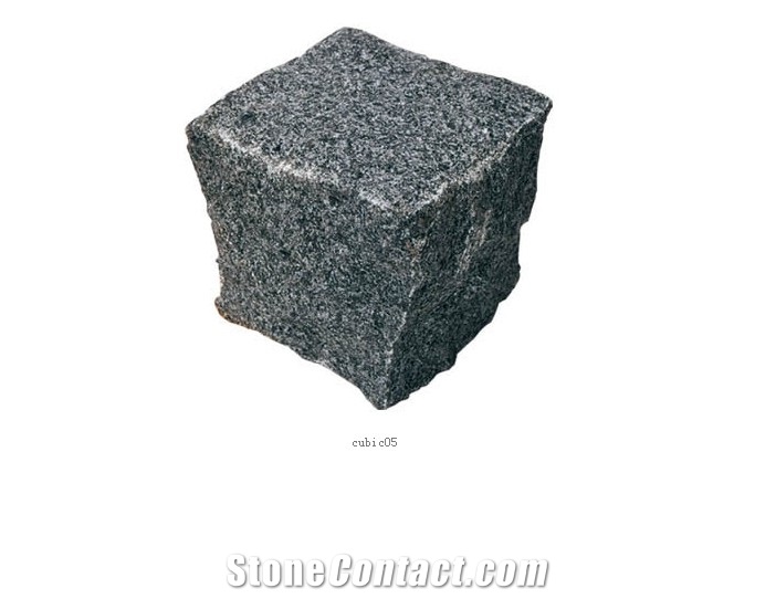 Hot Seeling G654 Natural Finished Cube Stone
