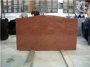India Red Slab for Tombstone, Granite Headstone, Granite Monument