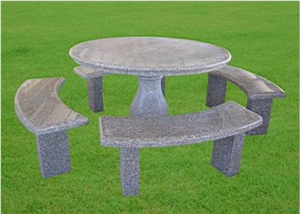 Landscape Garden Granite Stone Table