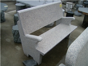 Landscape Garden Stone G603 Bench with Back