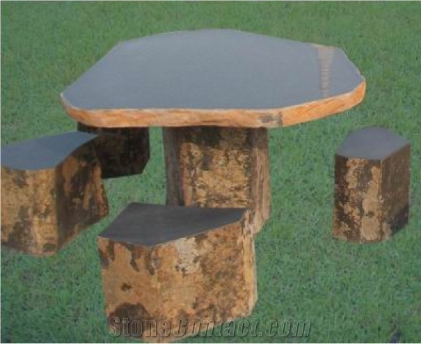 Landscaping Stone Table/Bench/Chairs for Sale