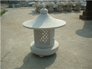 Light Grey Stone Lantern for Garden Decoration, G603 Grey Granite Lanterns