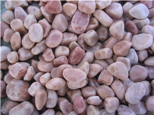 Light Red Pebbles, Cheap Red River Stone