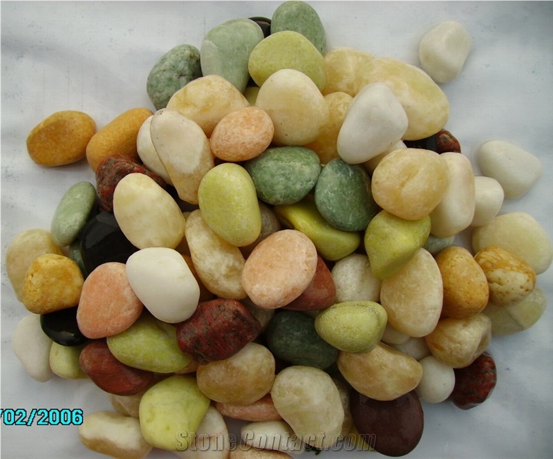 Mix-Color Dyed Pebbles