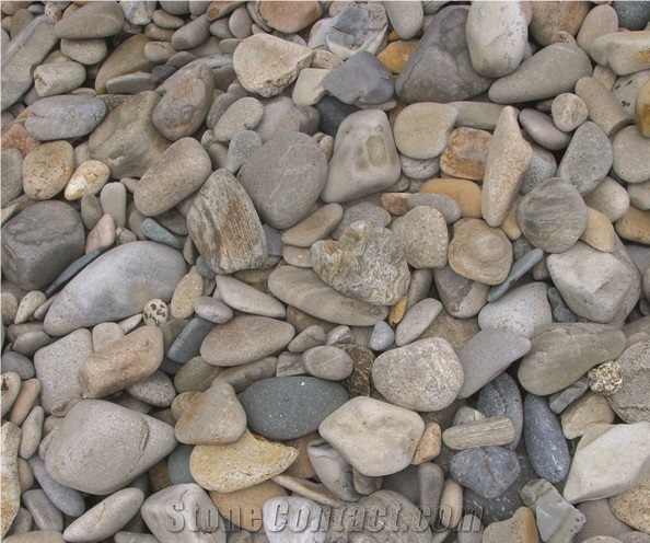 Natural China Grey Pebbles