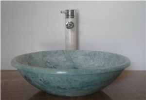 Natural Stone Sink Green Granite