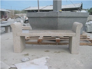 New Style Maple Red Natural Stone Bench for Sale