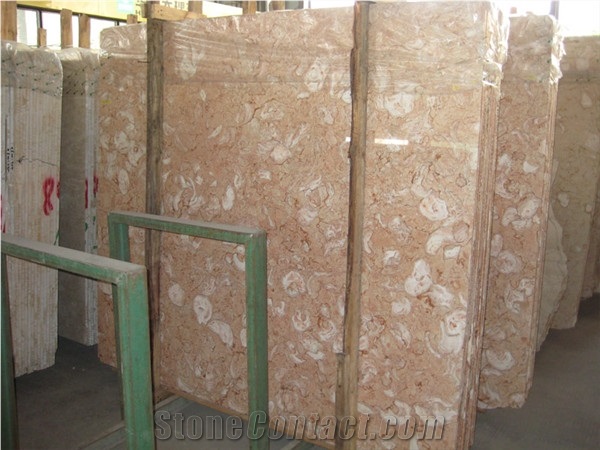 Pink Butterfly Marble Slabs & Tiles