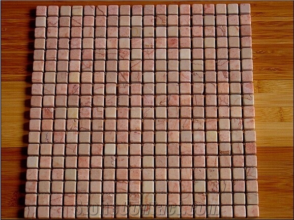 Pink Polished Onyx Mosaic,brick mosaic,wall mosaic,floor mosaic,polished mosaic