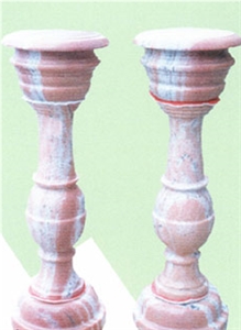 Red Marble Balustrade