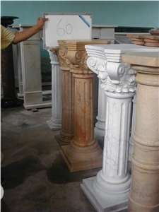 Roman Columns & Pillars, Doric Column,White Marble Columns