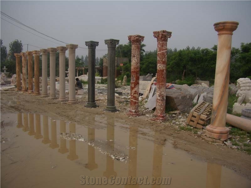 Roman Columns & Pillars,Round Column,Doric Columns, Column & Pillar Marble Doric Columns