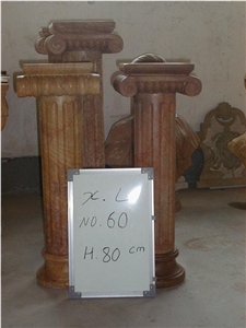 Round Columns & Pillars,Marble Column,Constructive Stone Column, Column Yellow Marble Columns