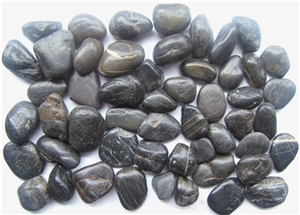 Second Quality Brown Pebbles, China Brown River Stone