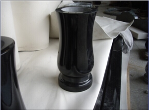 Shanxi Black Granite Vases,Granite Monumental Lanterns, Vases