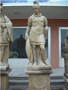 soldier,Roman soldier,archaistic sculptured soldier,