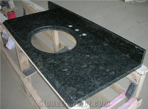 Verde Ubatuba Countertop, Black Granite Countertops
