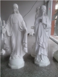 Western Figure Statue,White Nun Sculptures,Woman Stone Sculpture