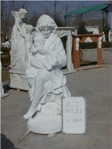 Western Figure Statue,Woman and Children Sculptures,Outdoor Garden Sculpture