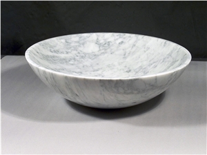 White Carrara Basin, White Marble Sinks & Basins