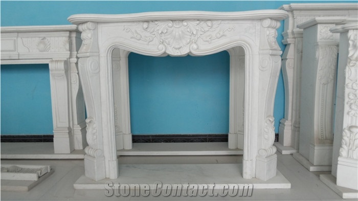 white fireplace mantel,modern fireplace mantel,stone fireplace mantel