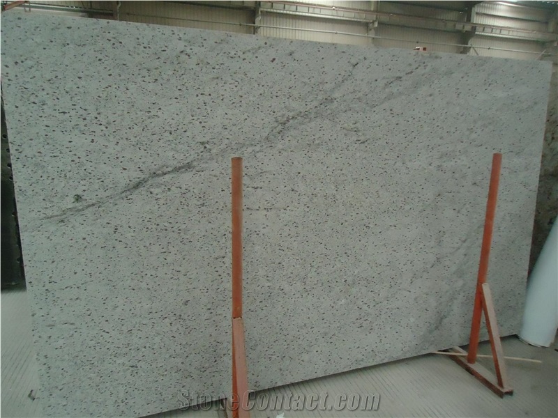 White Galaxy Granite Slab, Brazil White Granite