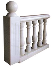 White Marble Balustrade & Railings
